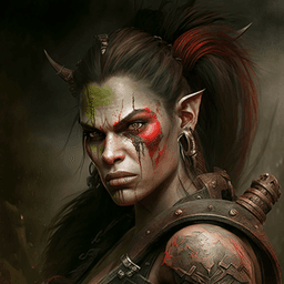 An NPC portrait generated by AI