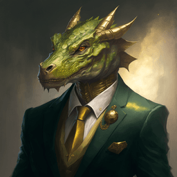 An NPC portrait generated by AI